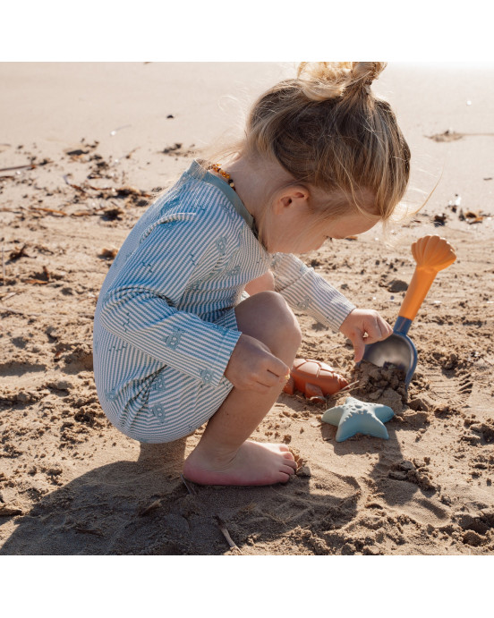 LITTLE DUTCH. Ολόσωμο μακρυμάνικο μαγιό Ocean Adventure - Νο 98/104