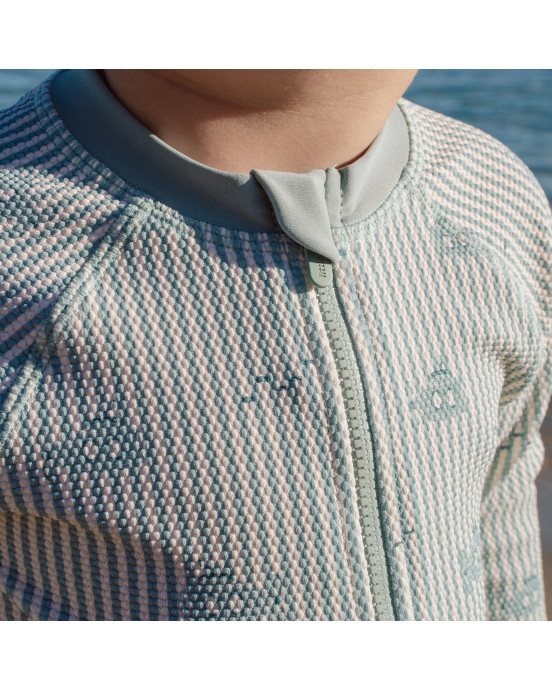 LITTLE DUTCH. Ολόσωμο μακρυμάνικο μαγιό Ocean Adventure - Νο 98/104