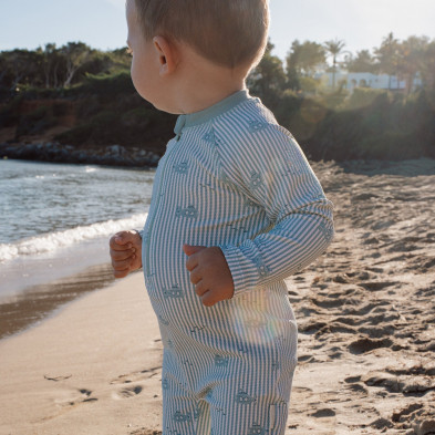 LITTLE DUTCH. Ολόσωμο μακρυμάνικο μαγιό Ocean Adventure - Νο 74/80