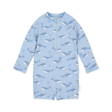 LITTLE DUTCH. Ολόσωμο μακρυμάνικο μαγιό Ocean Splash - Νο 86/92