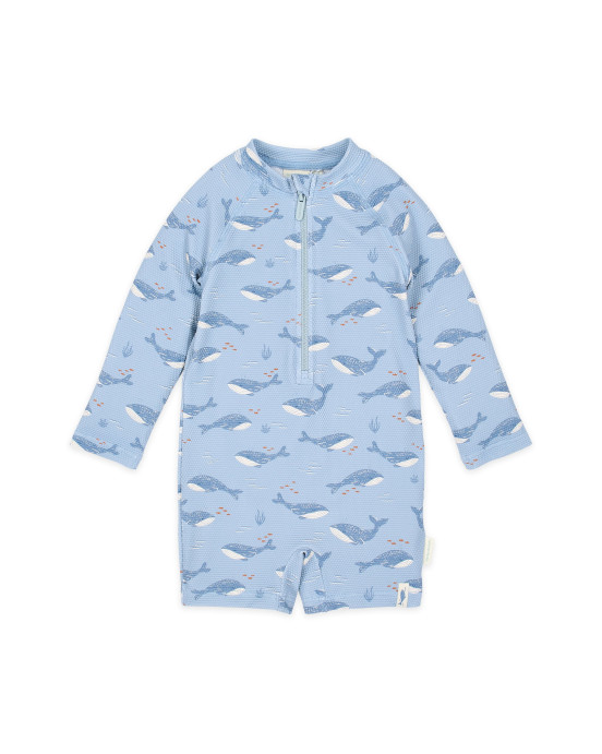 LITTLE DUTCH. Ολόσωμο μακρυμάνικο μαγιό Ocean Splash - Νο 86/92