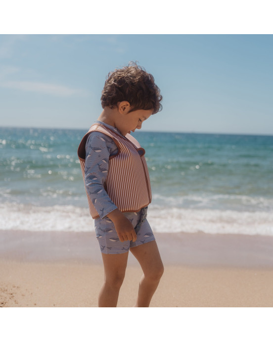 LITTLE DUTCH. Ολόσωμο μακρυμάνικο μαγιό Ocean Splash - Νο 74/80