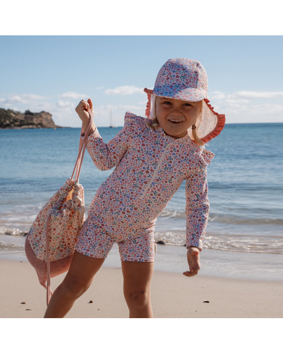 LITTLE DUTCH. Ολόσωμο μακρυμάνικο μαγιό Dreamy Flowerfield - Νο 74/80