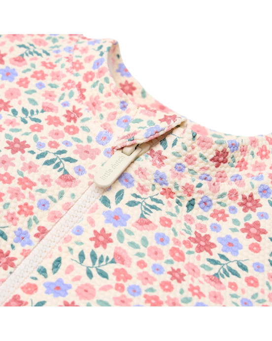LITTLE DUTCH. Ολόσωμο μακρυμάνικο μαγιό Dreamy Flowerfield - Νο 74/80