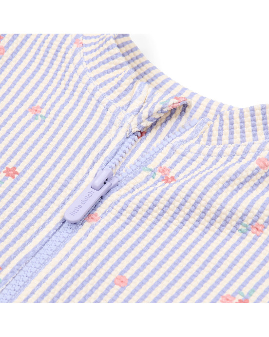 LITTLE DUTCH. Ολόσωμο μακρυμάνικο μαγιό Dreamy Stripes - Νο 74/80