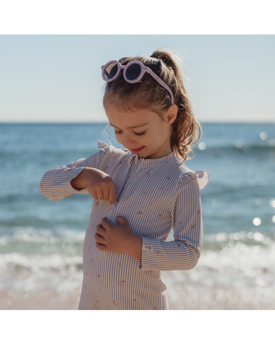 LITTLE DUTCH. Ολόσωμο μακρυμάνικο μαγιό Dreamy Stripes - Νο 74/80