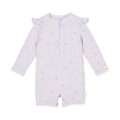 LITTLE DUTCH. Ολόσωμο μακρυμάνικο μαγιό Dreamy Stripes - Νο 98/104