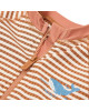 LITTLE DUTCH. Ολόσωμο κοντομάνικο μαγιό Ocean Brown Stripes - Νο 62/68