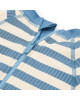 LITTLE DUTCH. Ολόσωμο κοντομάνικο μαγιό Ocean Blue Stripes - Νο 62/68