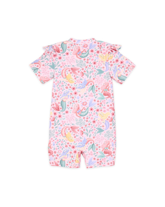 LITTLE DUTCH. Ολόσωμο κοντομάνικο μαγιό Dreamy Mermaid - Νο 86/92