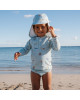 LITTLE DUTCH. Μπλουζάκι μακρυμάνικο με προστασία UV Ocean Friends - Νο 62/68