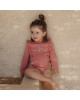 LITTLE DUTCH. Μπλουζάκι μακρυμάνικο με προστασία UV Dreamy Pink Sparkle - Νο 62/68