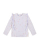LITTLE DUTCH. Μπλουζάκι μακρυμάνικο με προστασία UV Dreamy Stripes - Νο 62/68