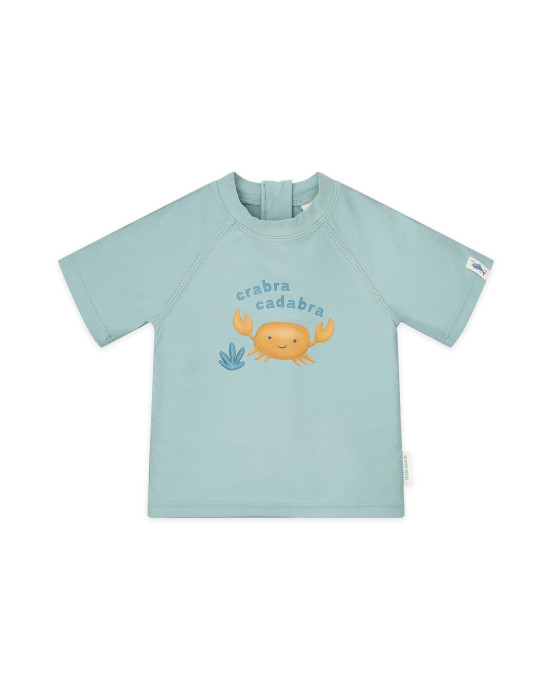 LITTLE DUTCH. Μπλουζάκι κοντομάνικο με προστασία UV Ocean Breeze - Νο 62/68