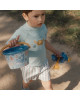 LITTLE DUTCH. Μπλουζάκι κοντομάνικο με προστασία UV Ocean Breeze - Νο 62/68
