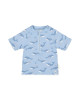 LITTLE DUTCH. Μπλουζάκι κοντομάνικο με προστασία UV Ocean Splash - Νο 98/104