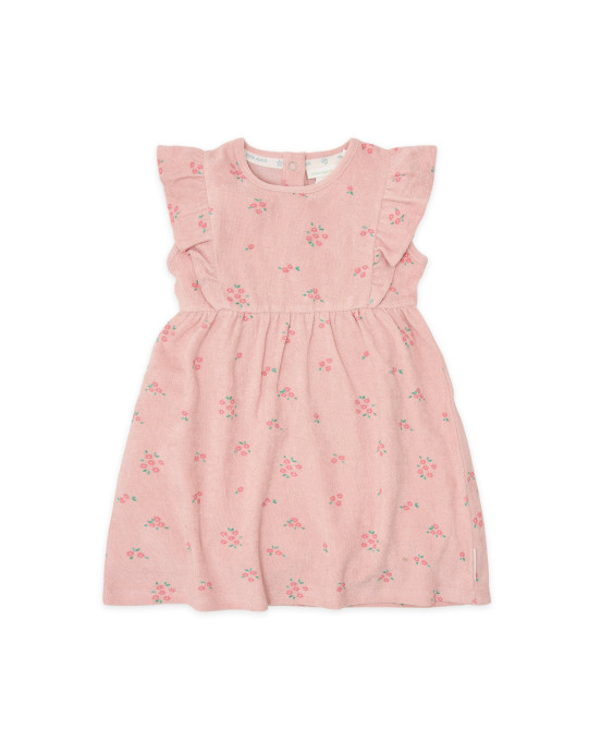 LITTLE DUTCH. Φορεματάκι πετσετέ Dreamy Pink - Νο 62/68