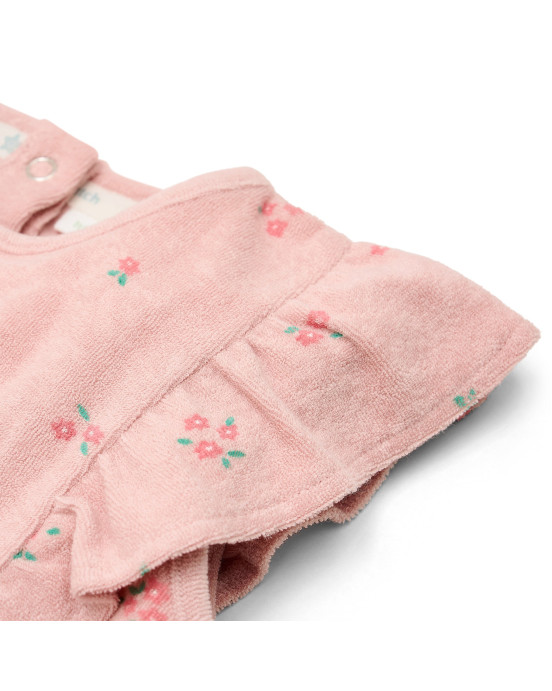 LITTLE DUTCH. Φορεματάκι πετσετέ Dreamy Pink - Νο 62/68