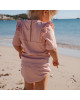 LITTLE DUTCH. Μπλουζάκι κοντομάνικο με προστασία UV Dreamy Pink Rose - Νο 62/68