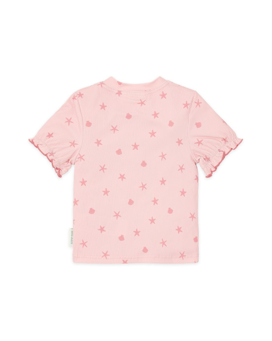 LITTLE DUTCH. Μπλουζάκι κοντομάνικο με προστασία UV Dreamy Seashells - Νο 86/92