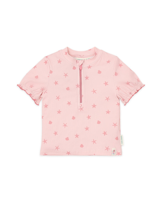 LITTLE DUTCH. Μπλουζάκι κοντομάνικο με προστασία UV Dreamy Seashells - Νο 98/104