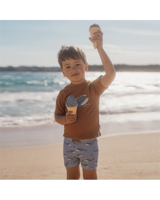 LITTLE DUTCH. Παιδικό μαγιό για αγόρια Ocean Splash - Νο 62/68
