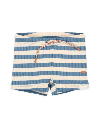LITTLE DUTCH. Παιδικό μαγιό για αγόρια Ocean Blue Stripes - Νο 62/68