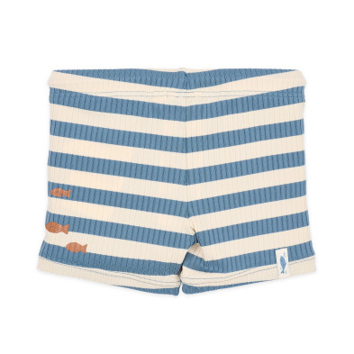 LITTLE DUTCH. Παιδικό μαγιό για αγόρια Ocean Blue Stripes - Νο 86/92