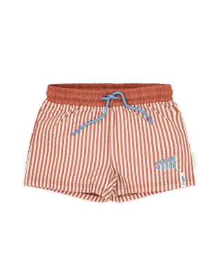 LITTLE DUTCH. Παιδικό μαγιό βερμούδα για αγόρια Ocean Brown Stripes - Νο 62/68