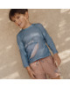LITTLE DUTCH. Παιδικό μαγιό βερμούδα για αγόρια Ocean Brown Stripes - Νο 62/68