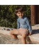LITTLE DUTCH. Παιδικό μαγιό βερμούδα για αγόρια Ocean Brown Stripes - Νο 62/68