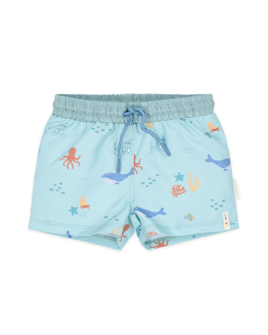 LITTLE DUTCH. Παιδικό μαγιό βερμούδα για αγόρια Ocean Friends - Νο 98/104
