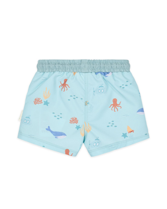 LITTLE DUTCH. Παιδικό μαγιό βερμούδα για αγόρια Ocean Friends - Νο 98/104