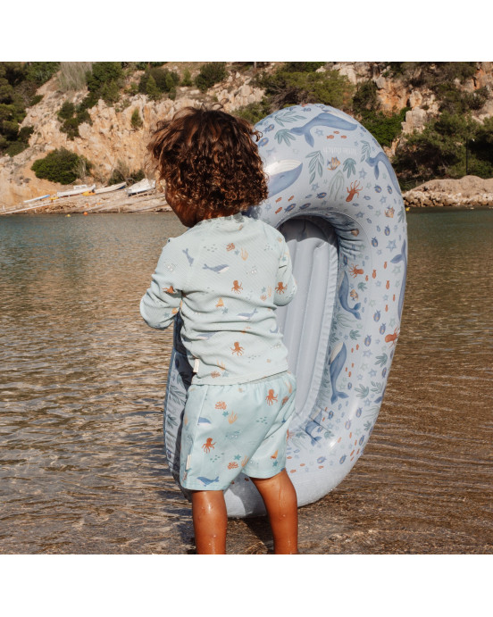 LITTLE DUTCH. Παιδικό μαγιό βερμούδα για αγόρια Ocean Friends - Νο 98/104