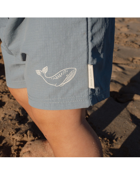 LITTLE DUTCH. Παιδικό μαγιό βερμούδα για αγόρια Ocean Blue - Νο 74/80