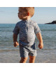 LITTLE DUTCH. Παιδικό μαγιό βερμούδα για αγόρια Ocean Blue - Νο 62/68