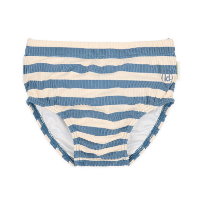 LITTLE DUTCH. Μαγιό πάνα Ocean Blue Stripes - Νο 74/80