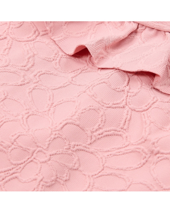 LITTLE DUTCH. Ολόσωμο μαγιό με βολάν Dreamy Pink Rose - Νο 98/104