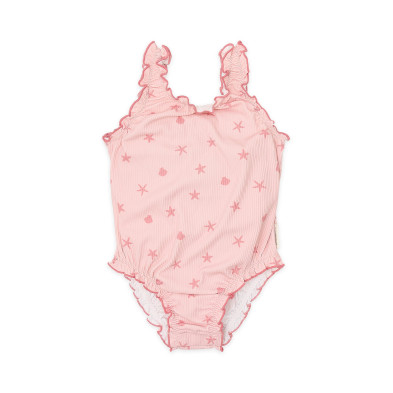 LITTLE DUTCH. Ολόσωμο μαγιό με βολάν Dreamy Seashells - Νο 86/92