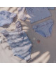 LITTLE DUTCH. Ολόσωμο μαγιό με βολάν Dreamy Stripes - Νο 74/80