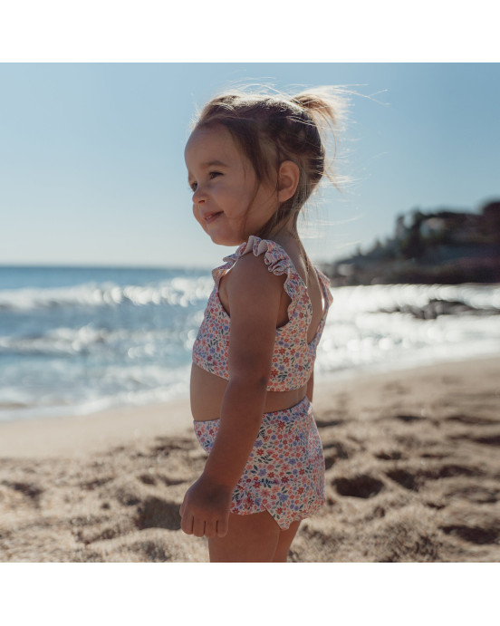 LITTLE DUTCH. Παιδικό σετ μπικίνι με βολάν Dreamy Flowerfield - Νο 86/92