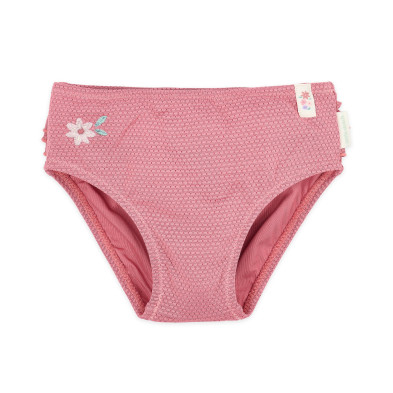 LITTLE DUTCH. Παιδικό μαγιό μπικίνι με βολάν Dreamy Pink Sparkle - Νο 74/80