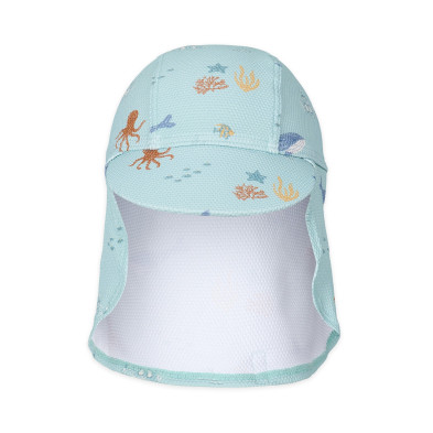 LITTLE DUTCH. Παιδικό καπέλο ήλιου Ocean Friends - Νο 2 (45-47,5εκ.)