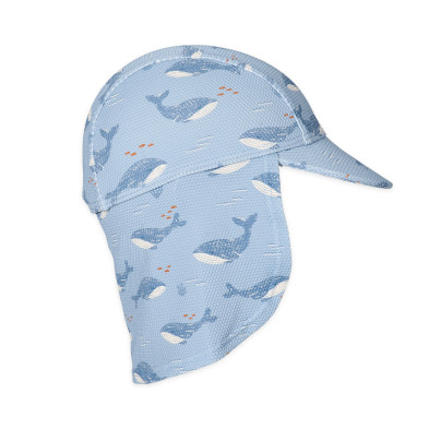 LITTLE DUTCH. Παιδικό καπέλο ήλιου Ocean Splash - Νο 2 (45-47,5εκ.)