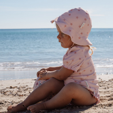 LITTLE DUTCH. Παιδικό καπέλο ήλιου Dreamy Seashells - Νο 3 (48,5-50εκ.)