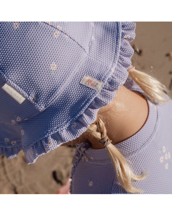LITTLE DUTCH. Παιδικό καπέλο ήλιου Dreamy Lavender - Νο 2 (45-47,5εκ.)