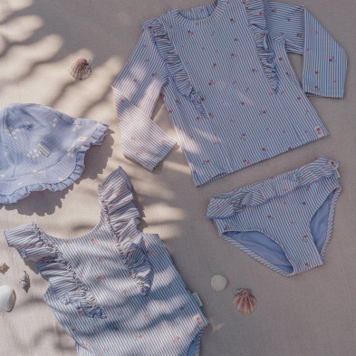 LITTLE DUTCH. Παιδικό καπέλο ήλιου Dreamy Lavender - Νο 2 (45-47,5εκ.)