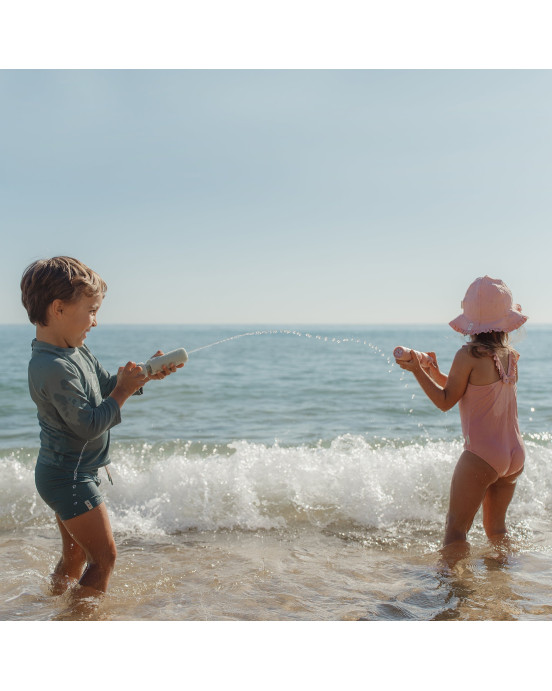 LITTLE DUTCH. Παιδικό καπέλο ήλιου Dreamy Pink Rose - Νο 2 (45-47,5εκ.)