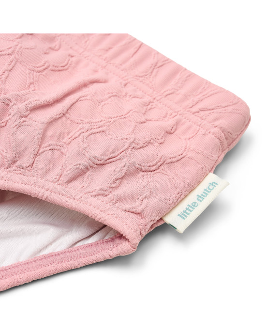 LITTLE DUTCH. Μαγιό πάνα Dreamy Pink Rose - Νο 74/80