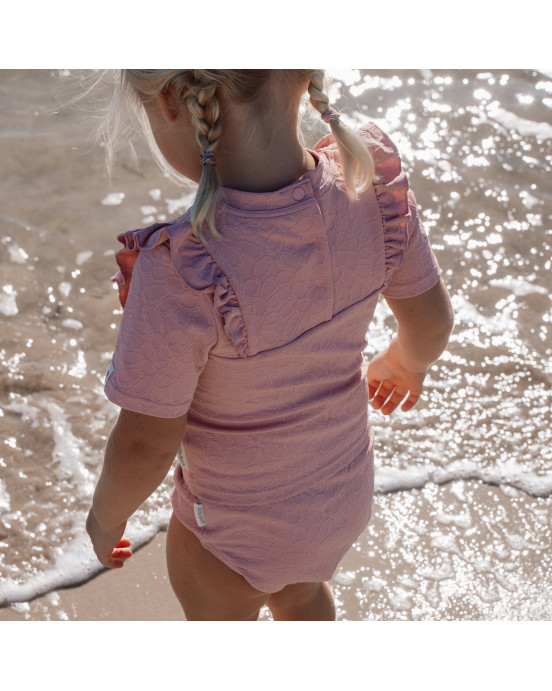 LITTLE DUTCH. Μαγιό πάνα Dreamy Pink Rose - Νο 74/80
